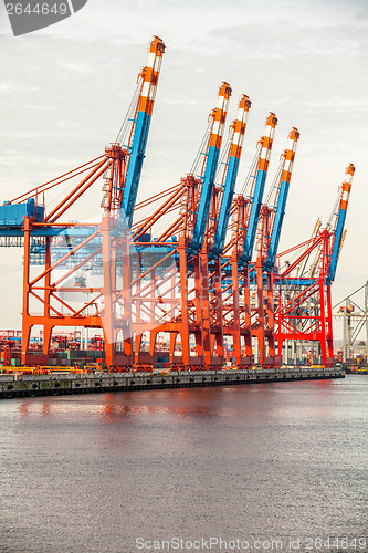 Image of Port terminal for loading and offloading ships