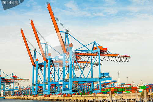 Image of Port terminal for loading and offloading ships