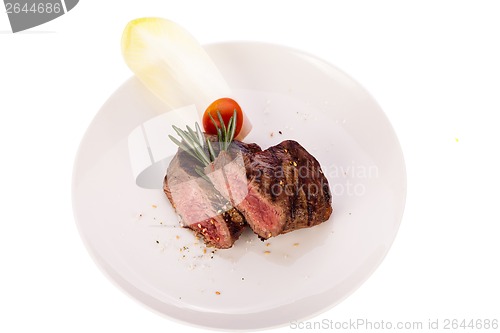 Image of Succulent medium rare beef steak