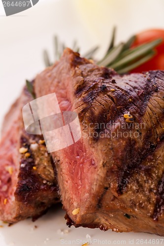 Image of Succulent medium rare beef steak