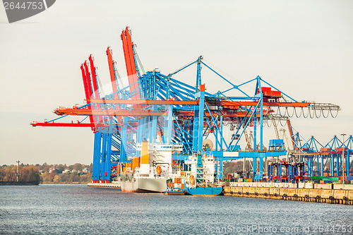 Image of Port terminal for loading and offloading ships
