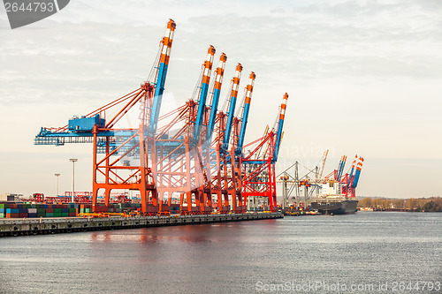 Image of Port terminal for loading and offloading ships