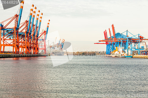 Image of Port terminal for loading and offloading ships