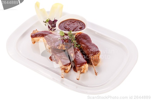 Image of Delicious grilled pork ribs