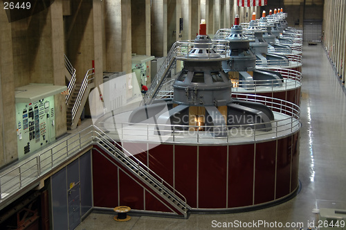 Image of Hoover Dam turbines