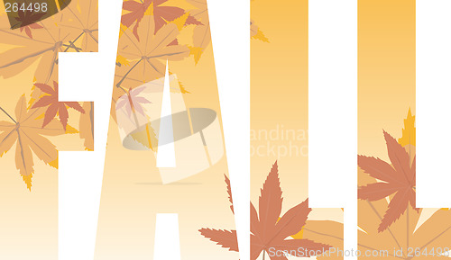 Image of fall text