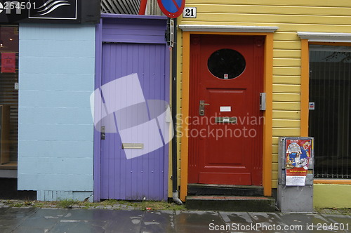 Image of Colourful doors