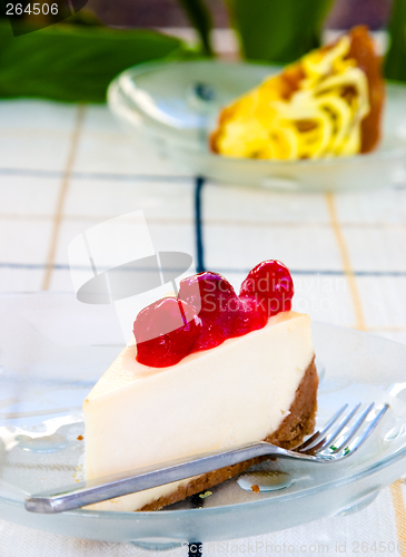 Image of Strawberry topped cheese cake