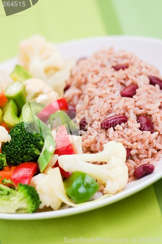Image of Caribbean Style Rice with Vegetables