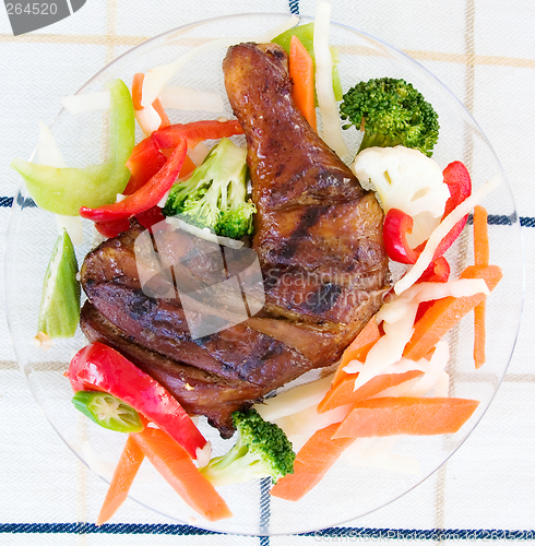 Image of Jerk Chicken with Vegetables