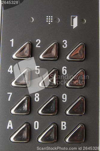 Image of metal Numeric keyboard 