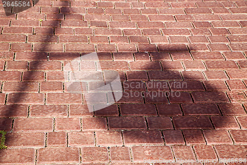 Image of abstarct spain street lamp shadow arrecife teguise