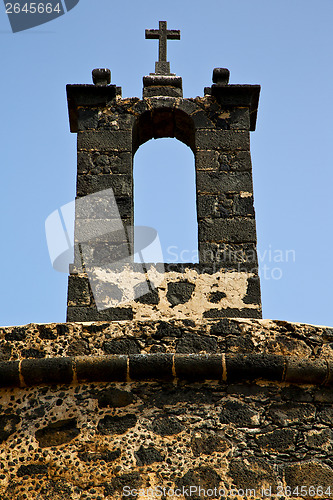 Image of spain the old wall in teguise arrecife lanzarote 