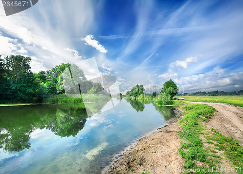 Image of Silent blue river