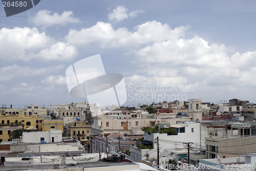 Image of rooftops of old san juan, puerto rico