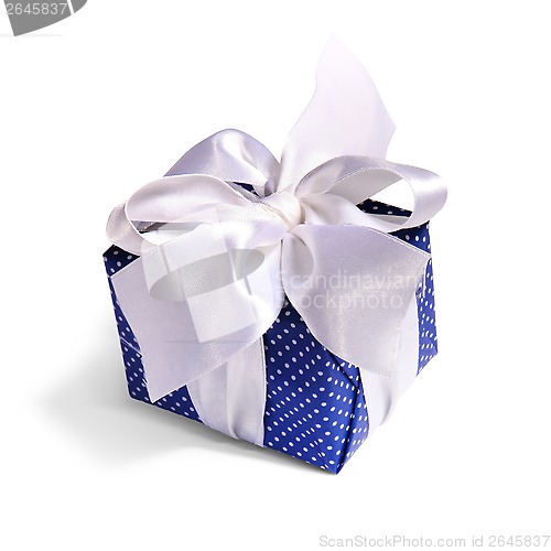 Image of blue gift packing