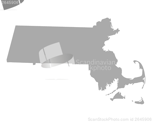 Image of Map of Massachusetts