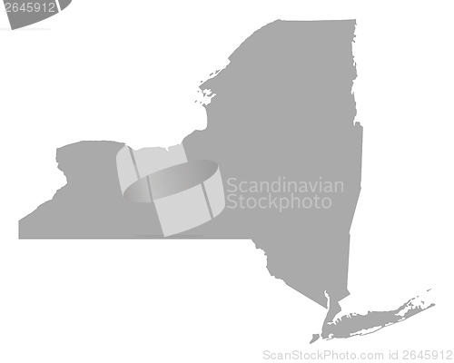 Image of Map of New York