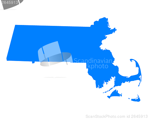 Image of Map of Massachusetts