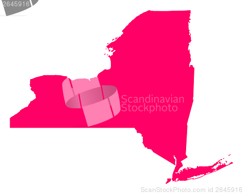 Image of Map of New York