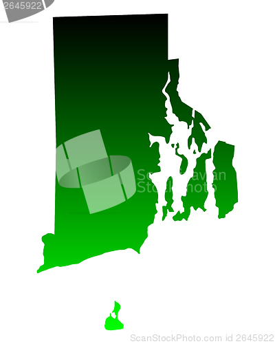 Image of Map of Rhode Island