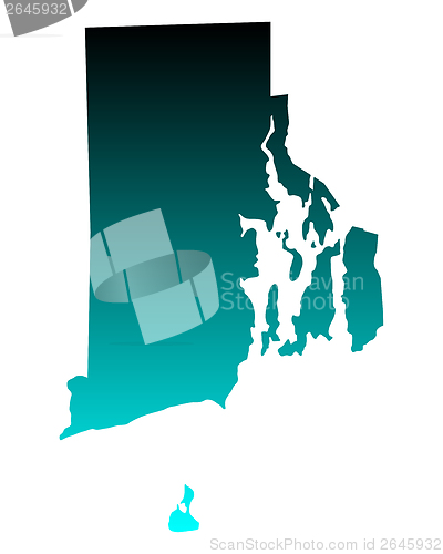 Image of Map of Rhode Island