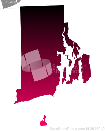 Image of Map of Rhode Island