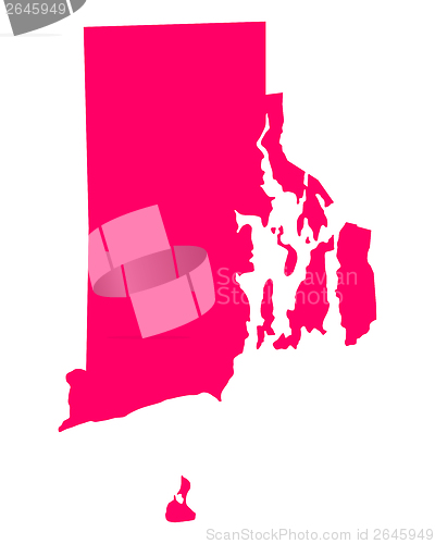 Image of Map of Rhode Island