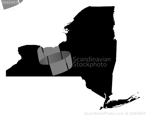 Image of Map of New York