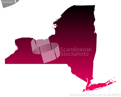 Image of Map of New York