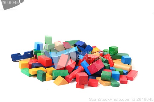 Image of wooden bricks (toy) 