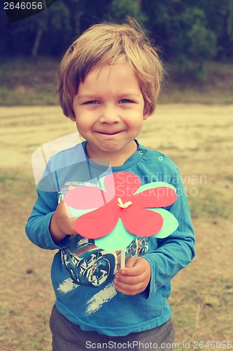 Image of Handsome smiling boy