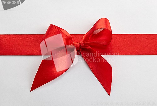 Image of red ribbon and bow