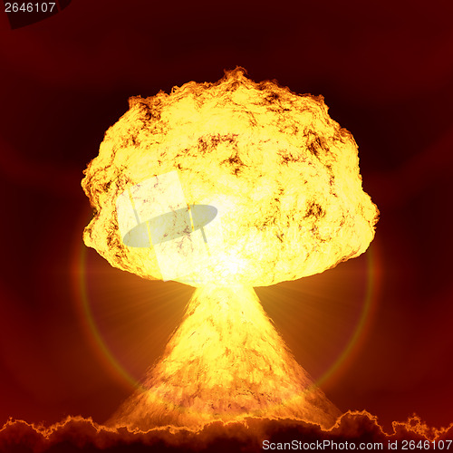 Image of nuclear bomb explosion