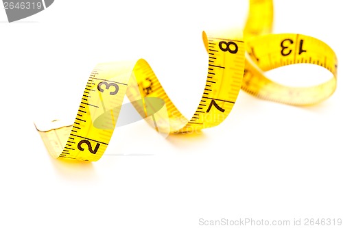 Image of yellow measuring tape