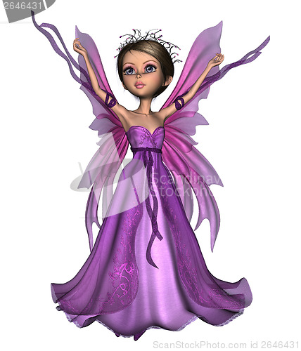 Image of Flying Little Fairy Butterfly