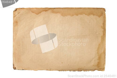 Image of old paper sheet