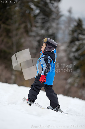 Image of Little skier