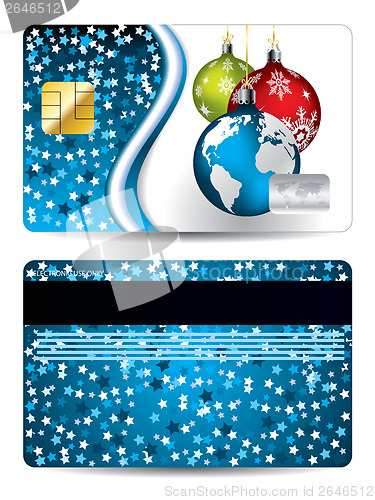 Image of Credit card design christmas edition