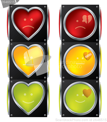 Image of Love traffic lights 