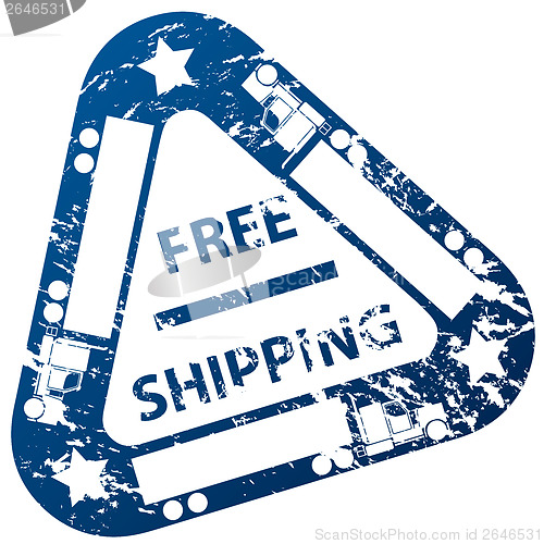 Image of Free shipping stamp