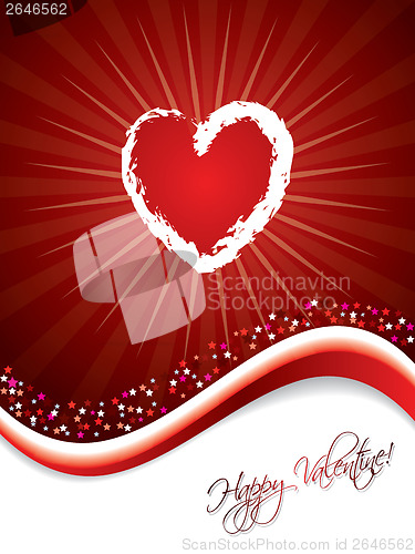 Image of Bursting heart design 