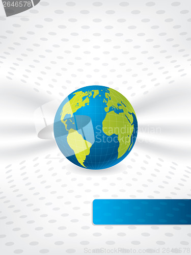 Image of Abstract globe brochure design