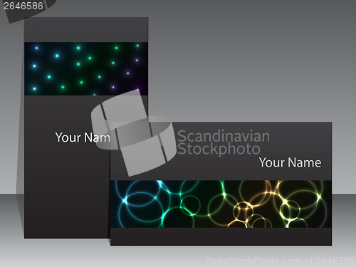 Image of Abstract business card design
