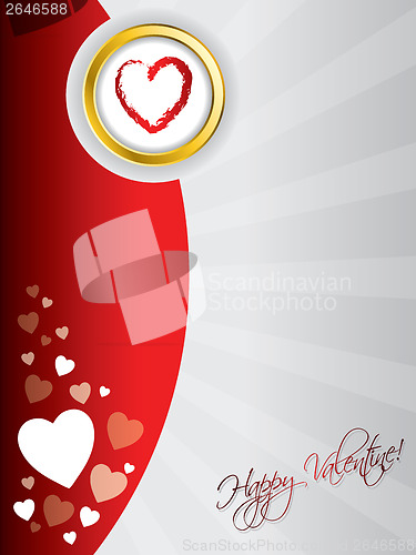 Image of New valentine greeting card design 