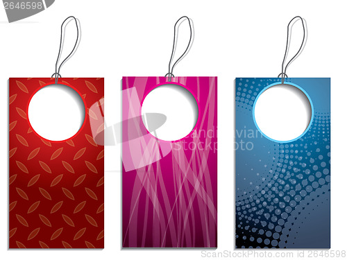 Image of New set of abstract labels