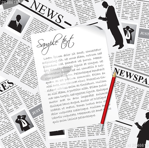 Image of Notes taken from business newspapers