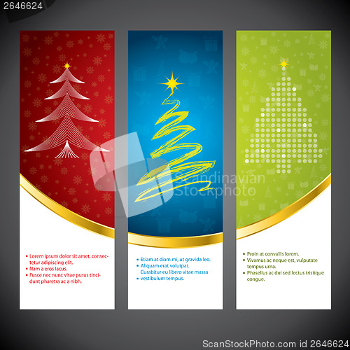 Image of Christmas banner set