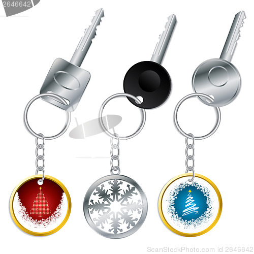 Image of Christmas keyholder set