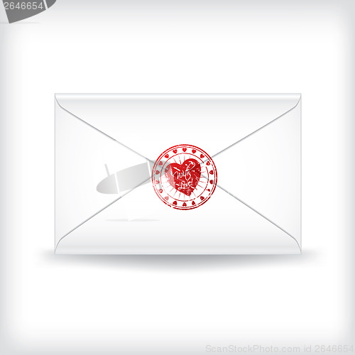 Image of Stamp sealed love letter 